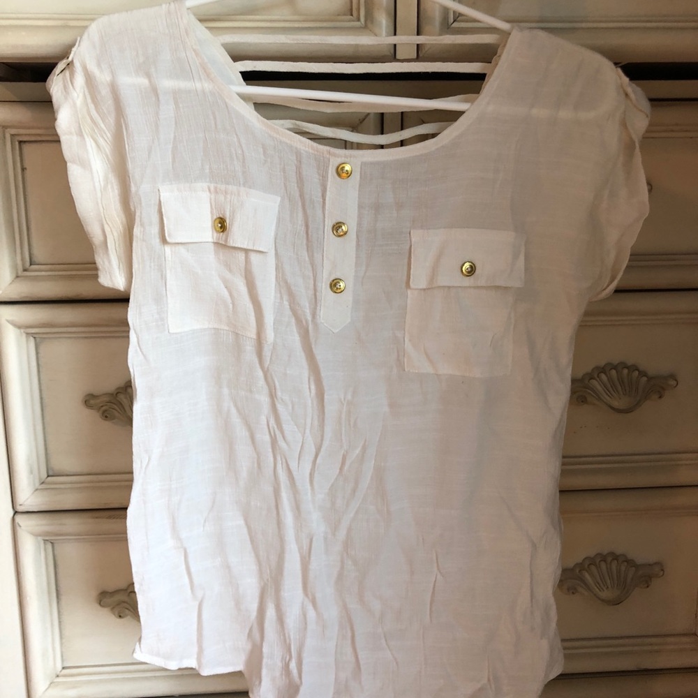 Short sleeved fashion top